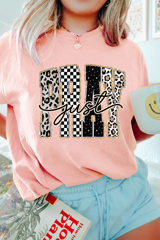 Just PRAY Graphic High Stretch Casual Tee